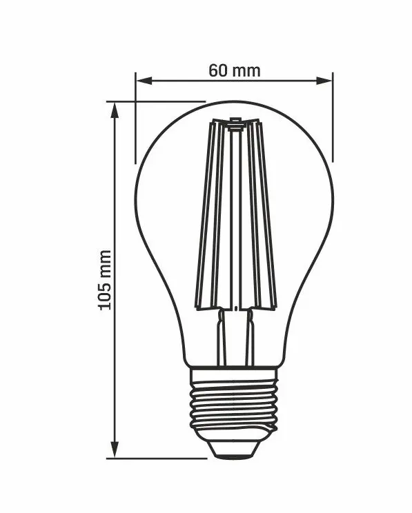 LED ЛАМПА VLE-A60FF-08271 PLANT GROW 8W E27 VIDEX - image 3