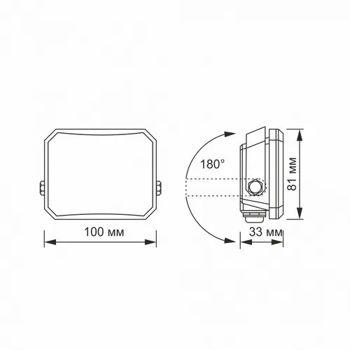 LED ПРОЖЕКТОР VLE-F3-0205B FLOOD 20W/5K VIDEX - image 5