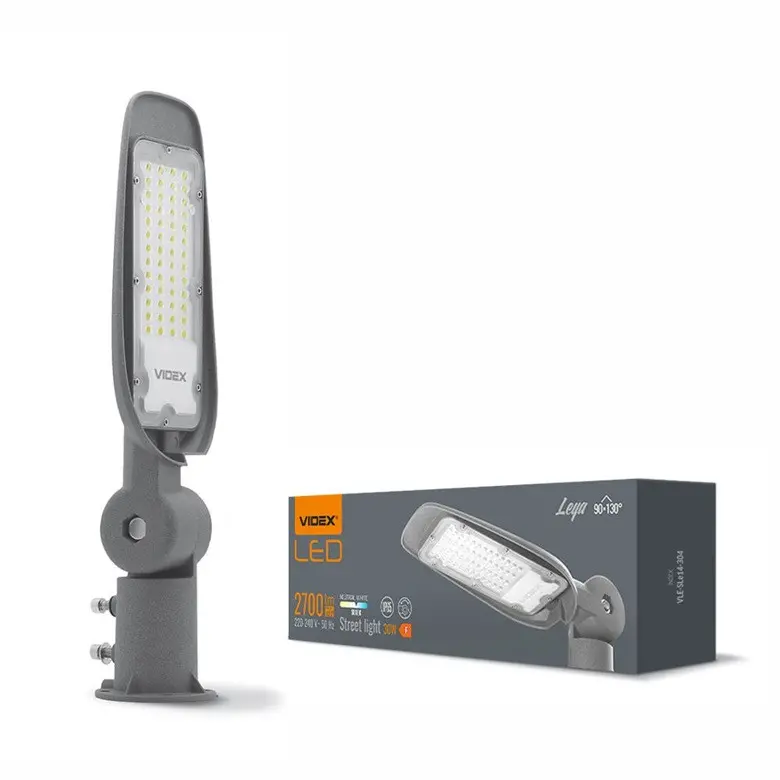 LED ЛАМПА ЗА ОТКРИТО VLE-SLe14-305 STREET LED 30W/5K VIDEX