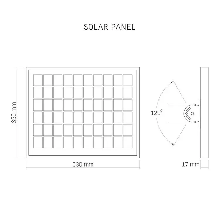 СОЛАРНА УЛИЧНА LED LAMPA LANA 30W/5K VLE-SLSO-305 VIDEX - image 9