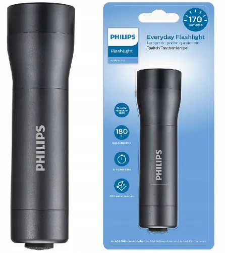 LED ФЕНЕР 170lm 180m метал IPX4 SFL4001T PHILIPS