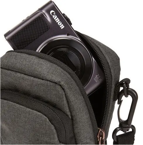 ЧАНТА ЗА ФОТОАПАРАТ CECS-101 OBSIDIAN ERA COMPACT CAMERA CASE LOGIC - СИВ - image 3