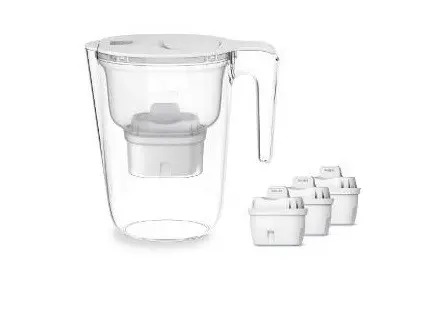 ΚΑΝΑΤΑ ΦΙΛΤΡΑΡΙΣΜΑΤΟΣ ΓΙΑ 2.6l ΝΕΡΟΥ ΜΕ ΧΡΟΝΟΜΕΤΡΟ + 3 ΦΙΛΤΡΑ AWP2933WHT PHILIPS - ΛΕΥΚΗ