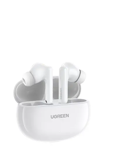 СЛУШАЛКИ Т6 TWS ANC WS200 UGREEN - БЯЛ