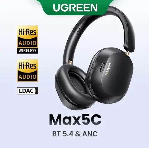 BLUETOOTH СЛУШАЛКИ,ANC,HP203 Max5c UGREEN