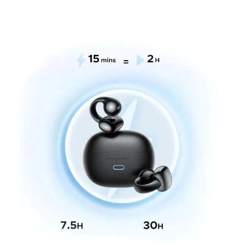 БЕЗЖИЧНИ СЛУШАЛКИ TWS OPEN EAR WS209 UGREEN - ЧЕРЕН - image 2