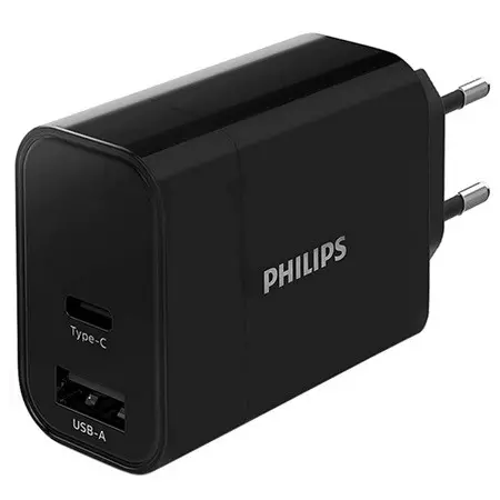 ЗАРЯДНО УСТРОЙСТВО 220V,1xUSB,1xTypeC DLP2621 PHILIPS