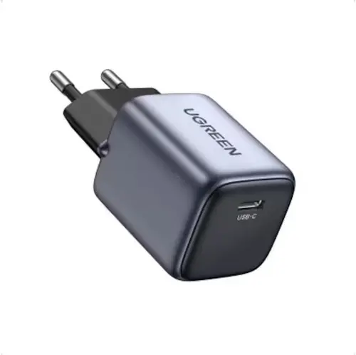 ЗАРЯДНО 220V 1xUSB-C,GaN, 20W, PD, NEXODE UGREEN