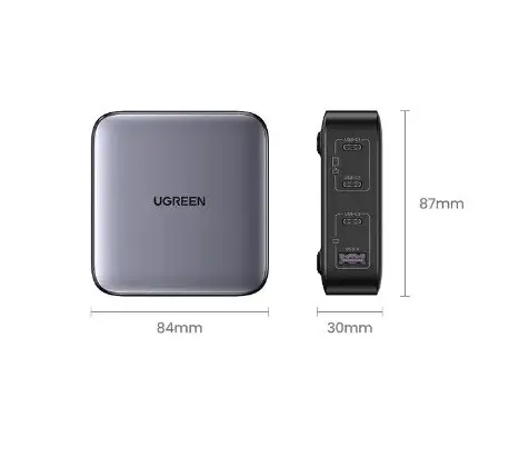 CD328  DESK ЗАРЯДНО 220V 3xUSB-C,1xUSB-A,100W UGREEN - image 5