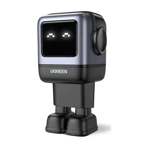 CD361 ЗАРЯДНО УСТРОЙСТВО 2xUSB-C,1xUSBA,65W,ROBOT, UGREEN - СИВ
