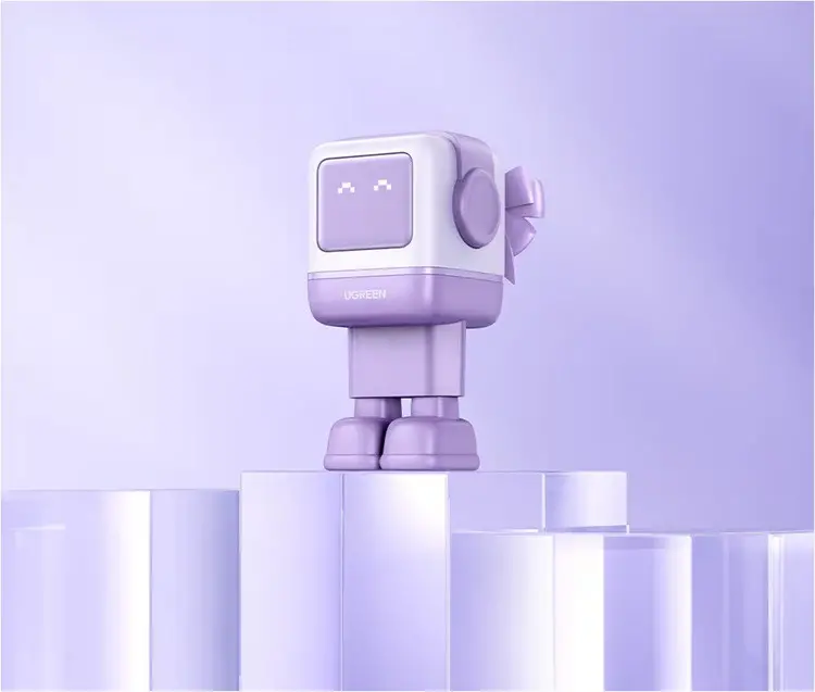 CD361 ЗАРЯДНО УСТРОЙСТВО 2xUSB-C,1xUSBA,65W,ROBOT, UGREEN - ЛИЛАВ - image 1