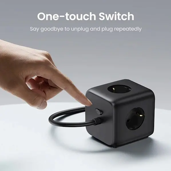 CD268 ЗАРЯДНО УСТРОЙСТВО 220V 2xUSB-C,2xUSBA,3хAC,65W UGREEN - image 1