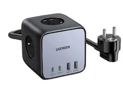 CD268 ЗАРЯДНО УСТРОЙСТВО 220V 2xUSB-C,2xUSBA,3хAC,65W UGREEN