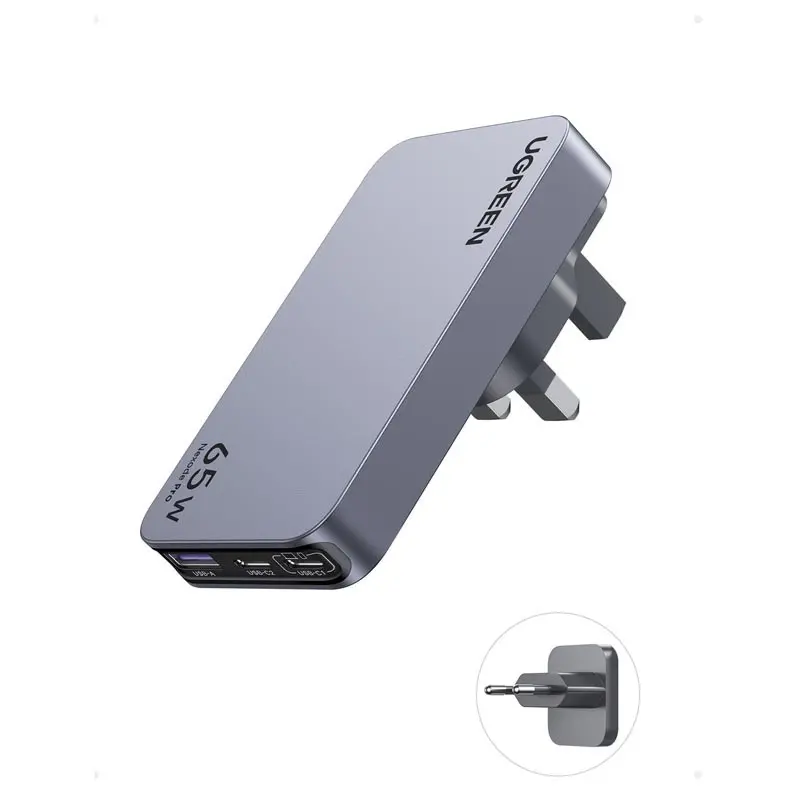 Încărcător 220V 2xUSB-C, 1xUSB A, 65W, USlim X753 UGREEN