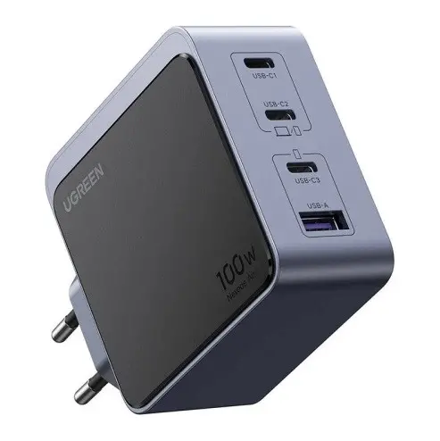 ЗАРЯДНО 220V 3xUSB-C,1xUSB A,GaN,100W, X565 UGREEN - image 2