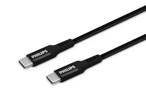 Καλώδιο TYPE C - TYPE C πλεκτό, 2m DLC5206C PHILIPS