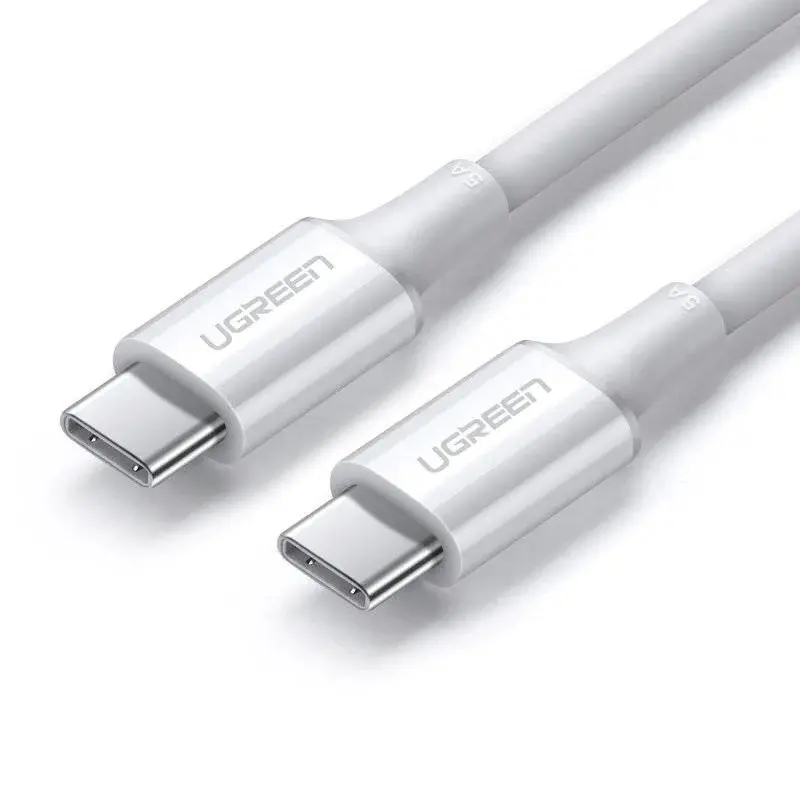 КАБЕЛ USB-C/USB-C 5А,DATA, 2М UGREEN - БЯЛ