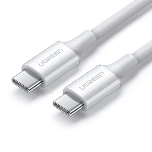 CABLU USB-C/USB-C 5A,DATA, 2M UGREEN - ALB - 1