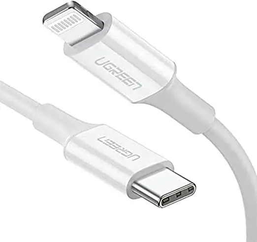 КАБЕЛ USB-C/Lightining MFI, 1М UGREEN - БЯЛ - image 1