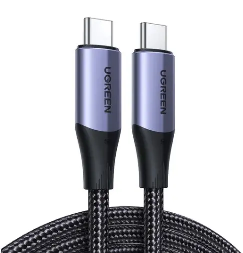 ПЛЕТЕН КАБЕЛ USB-C/USB-C 3.2 Gen2 5А US355 UGREEN - image 1