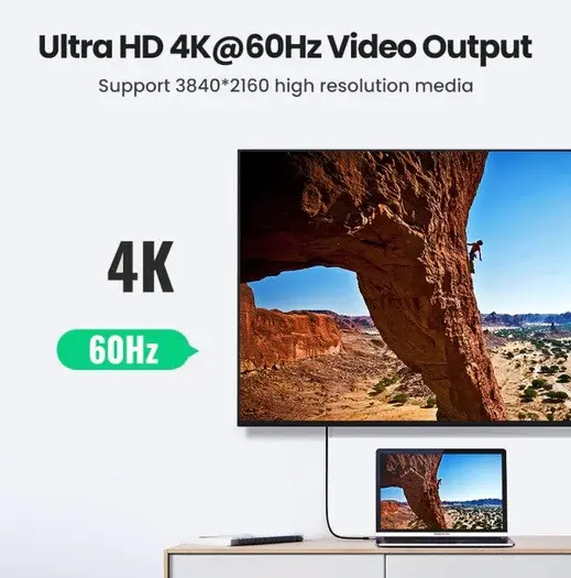 ПЛЕТЕН КАБЕЛ USB-C/USB-C 3.2 Gen2 5А US355 UGREEN - image 2