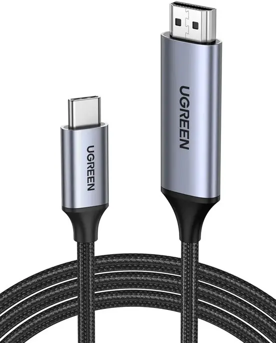 КАБЕЛ USB-C/HDMI 4K UHD ПЛЕТЕН С ДЪЛЖИНА 1.5m MM142 UGREEN - image 1