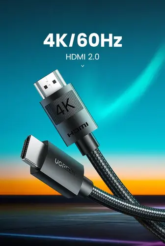 КАБЕЛ 4K HDMI/HDMI ПЛЕТЕН С ДЪЛЖИНА 2m HD119 UGREEN - image 1