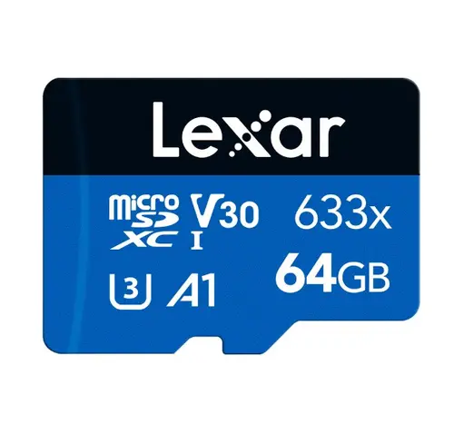 КАРТА ПАМЕТ micro SDHC 64GB Cl10 100/45MB/s U3 NO ADAPT LEXAR - image 1