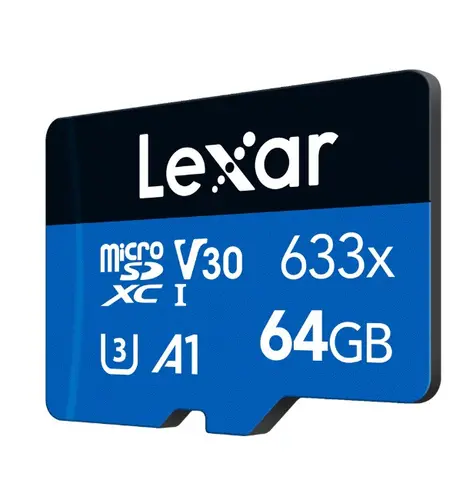 КАРТА ПАМЕТ micro SDHC 64GB Cl10 100/45MB/s U3 NO ADAPT LEXAR
