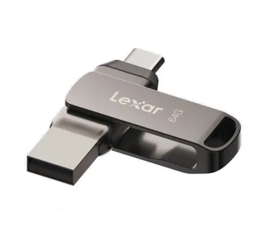 USB 3.1 64GB DUAL TYPE-C/USB-A 100MB/s LEXAR - image 3
