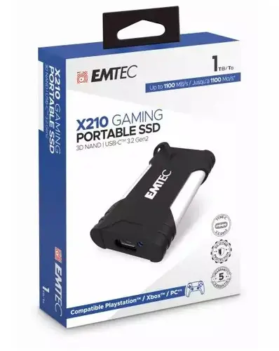 EXT SSD 3.2Gen2 X210 1TB GAMING 1100/900MB/s EMTEC