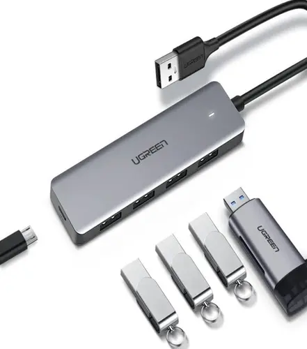 ХЪБ 4xUSB3.0 A 1xUSB-C POWER SUPPLY CМ219 UGREEN - image 5