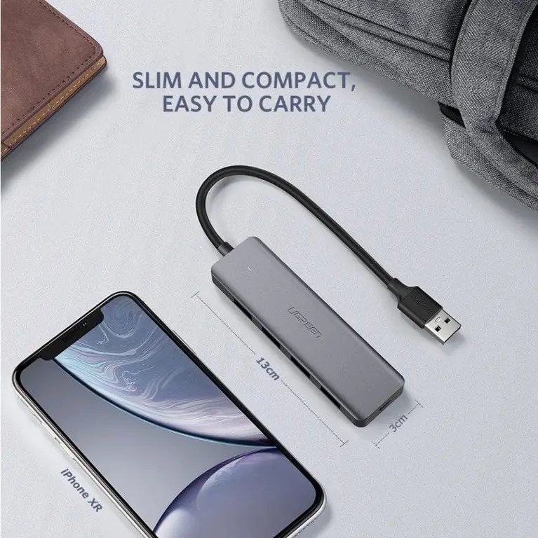 ХЪБ 4xUSB3.0 A 1xUSB-C POWER SUPPLY CМ219 UGREEN - image 7