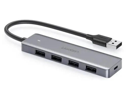 ХЪБ 4xUSB3.0 A 1xUSB-C POWER SUPPLY CМ219 UGREEN