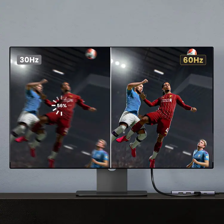 МУЛТИФУНКЦИОНАЛЕН АДАПТЕР 6in1 HDMI/USB A/SD+PD CM51 UGREEN1 - image 4