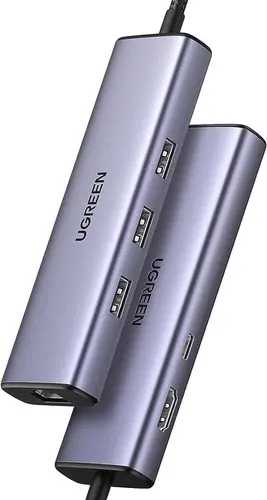 МУЛТИФУНКЦИОНАЛЕН АДАПТЕР 6in1 HDMI/USB/RJ45+PD CM512 UGREEN - image 7