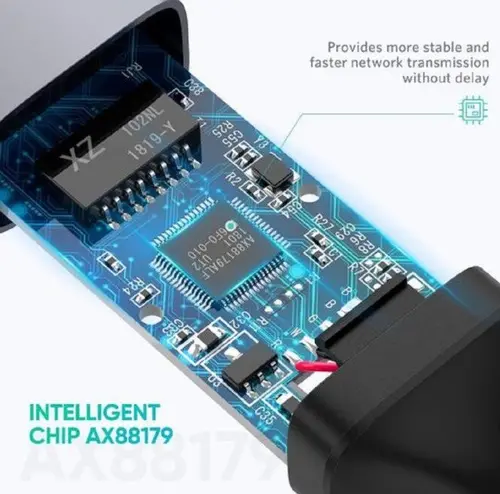 ИНТЕРНЕТ АДАПТЕР USB A/RJ45 CM209 UGREEN - МЕТАЛ - image 5