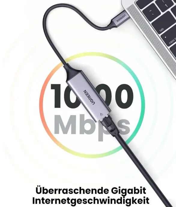 Αντάπτορας δικτύου USB-C/RJ45 CM199 UGREEN - μεταλλικός - image 7