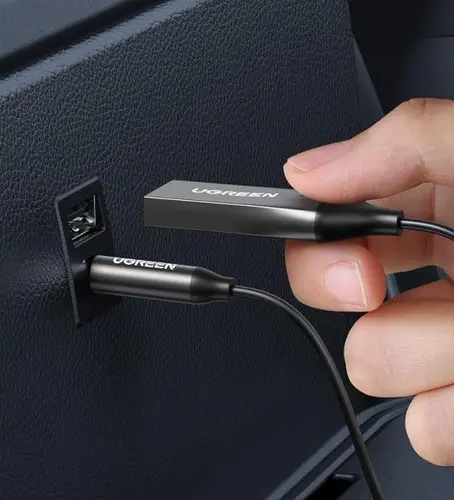 BLUETOOTH CAR RECEIVER AUX MIC CM309 UGREEN - image 2