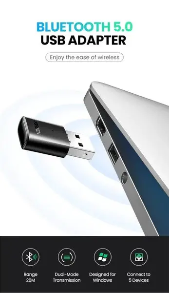 ADAPTOR BLUETOOTH 5.0 CM390 UGREEN - image 3
