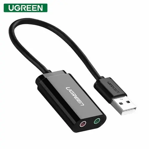 АДАПТЕР USB2.0 3.5mm UGREEN
