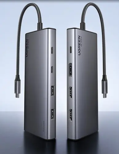 МУЛТИФУНКЦИОНАЛЕН АДАПТЕР 8in1 HDMI/DP/100WPD CM639 UGREEN - image 1