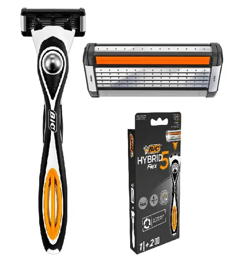 Σύστημα FLEX5 HYBRID μπλίστερ 1+2 ανταλλακτικές λεπίδες BIC - 1