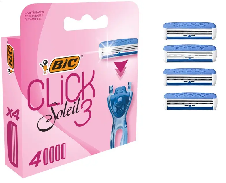 Rezerve lame CLICK SOLEIL 3 blister 4 BIC