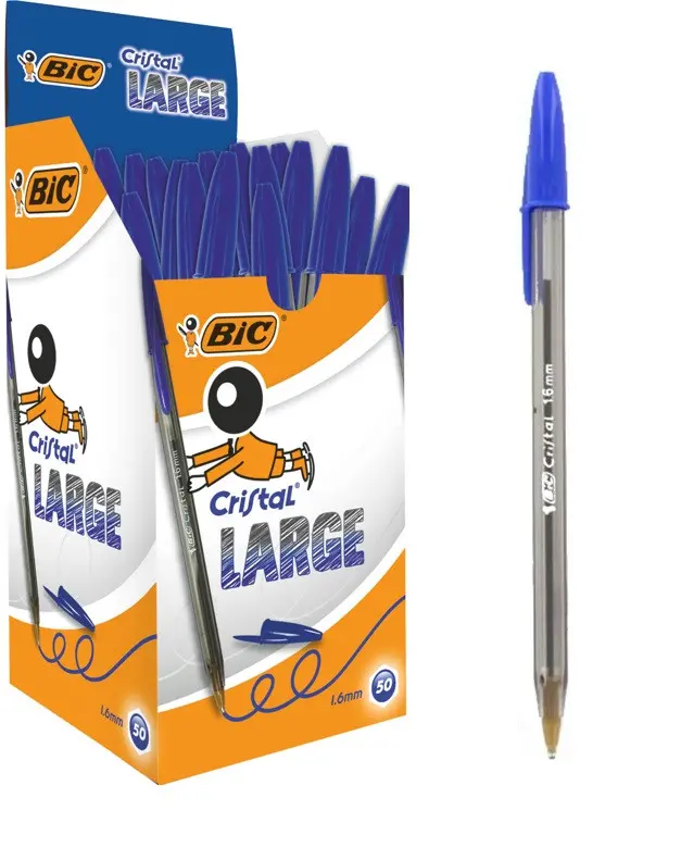 Pix CRISTAL LARGE 1.6 albastru 50 BIC