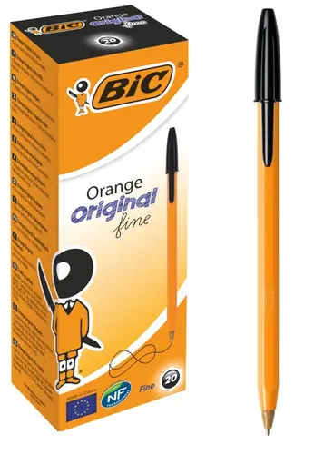 Pix ORANGE FINE negru 20 BIC - 1