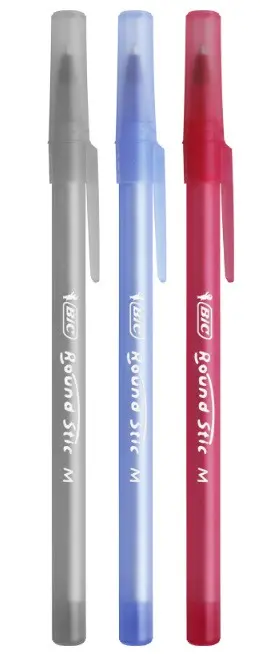 КОМПЛЕКТ РАУНДСТИК 6БР. /син 2, червен 2, черен 2/ BIC - image 1