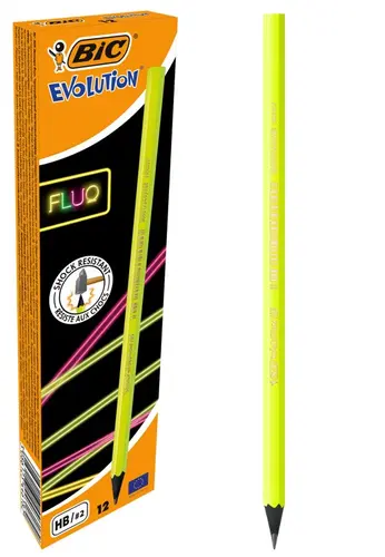 МОЛИВ БЕЗ ГУМА FLUO 12 BIC