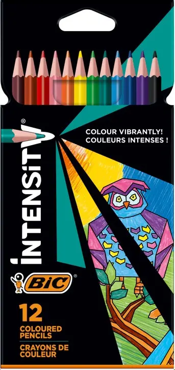 МОЛИВИ 12 ЦВЯТА INTENSITY BIC