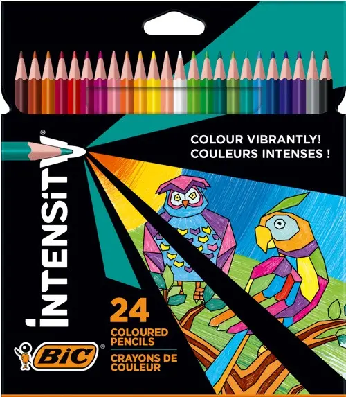 МОЛИВИ 24 ЦВЯТА INTENSITY BIC
